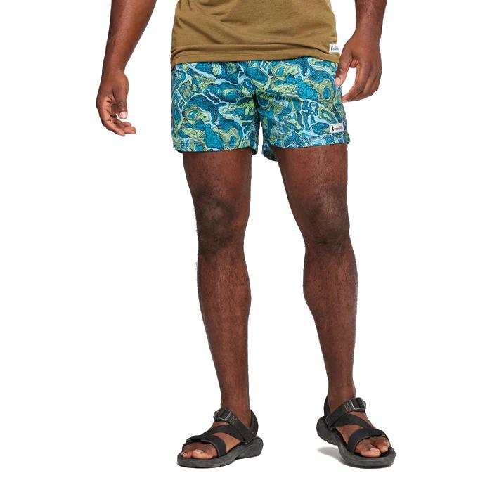 Cotopaxi Men's Brinco Printed Shorts GULF_KELP