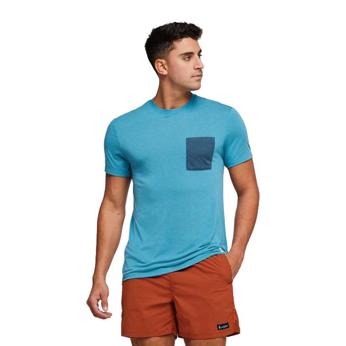 Cotopaxi Men's Paseo Travel Pocket Tshirt POOLSIDE