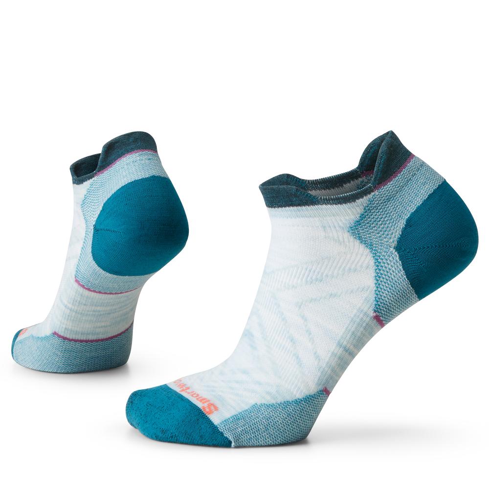 Smartwool Women's Run Zero Cushion Low Ankle Socks FROSTY_GREEN