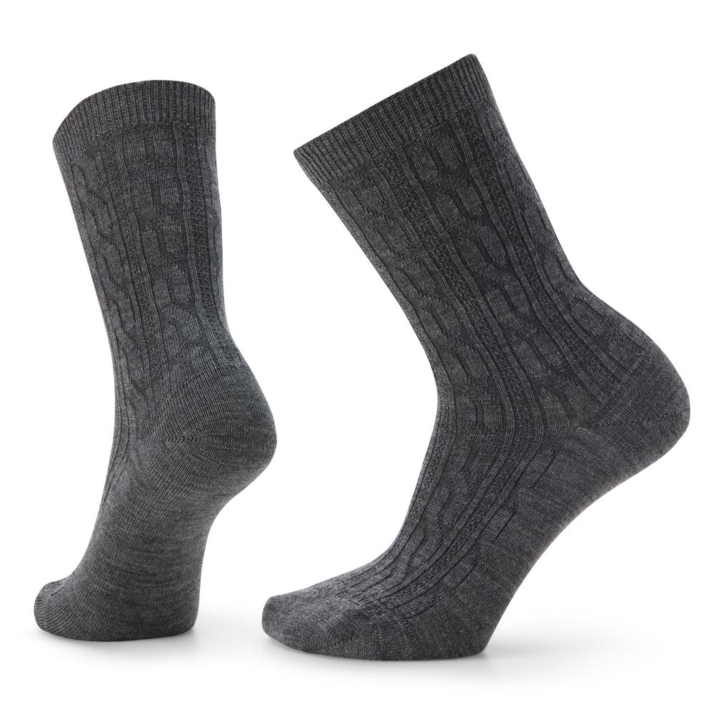 Smartwool Women's Cable Crew Socks MD_GRAY