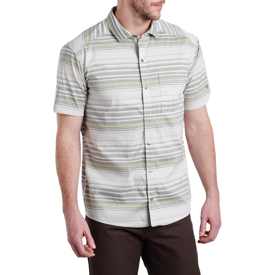 Kuhl Men's Intriguer Short Sleeve Shirt IVORY_TWIST