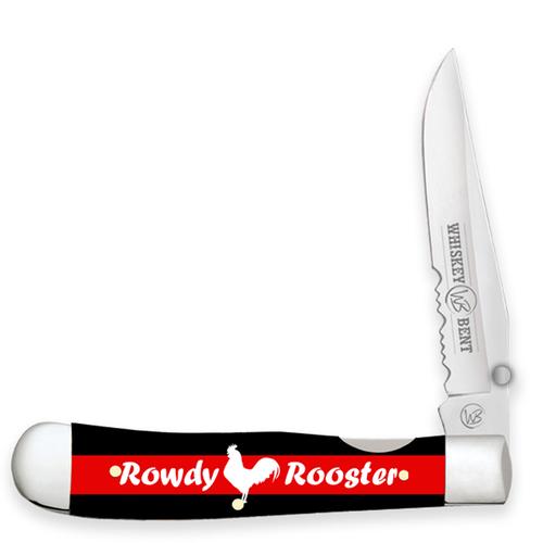 Whiskey Bent Knives Rowdy Rooster Locking Trapper Knife