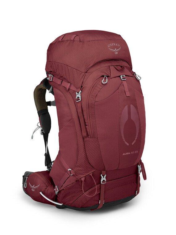 Osprey Aura AG 65 Women's Backpacking Pack RED