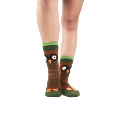  Foot Traffic Women's Owl Slipper Socks