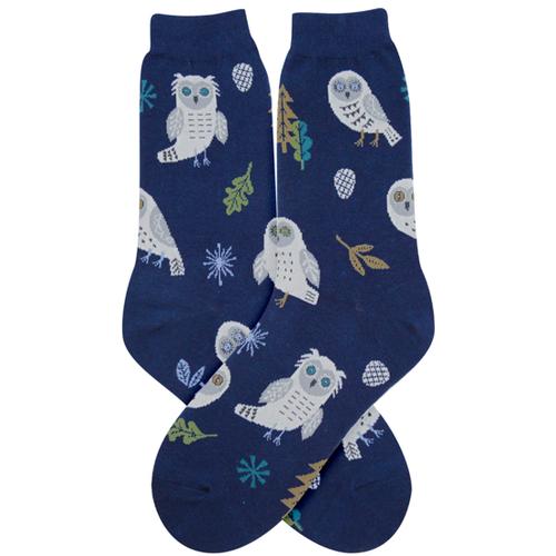 Foot Traffic Women's Snowy Owl Socks