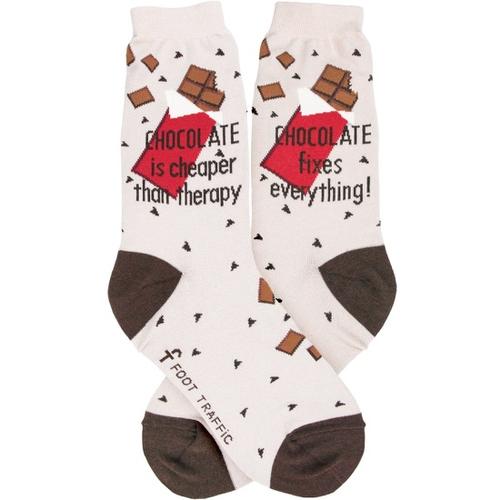 Foot Traffic Women's Chocolate Socks