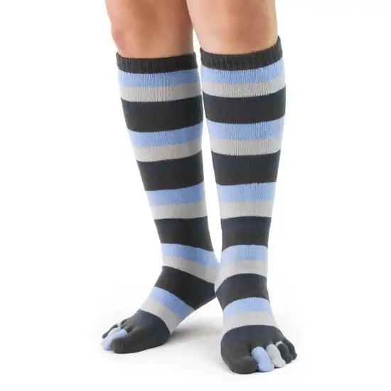  Foot Traffic Women's Denim Stripe Toe Socks