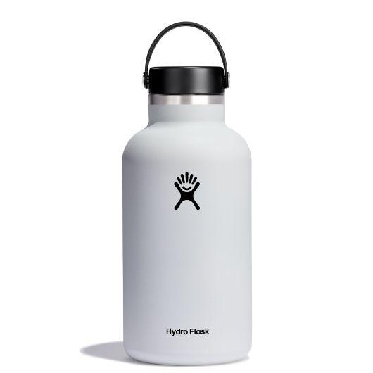 Hydro Flask 64oz Wide Mouth Bottle WHITE