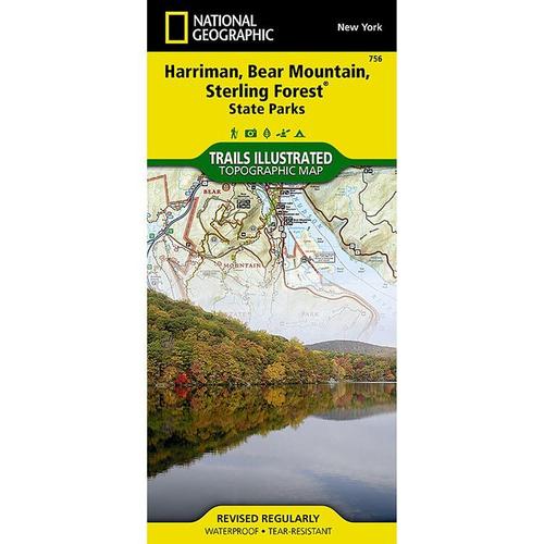 National Geographic Trails Illustrated Map 756 - Harriman Bear Mtn Sterling Forest State Parks