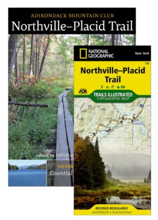 National Geographic Northville to Lake Placid Trail Book and Map Set