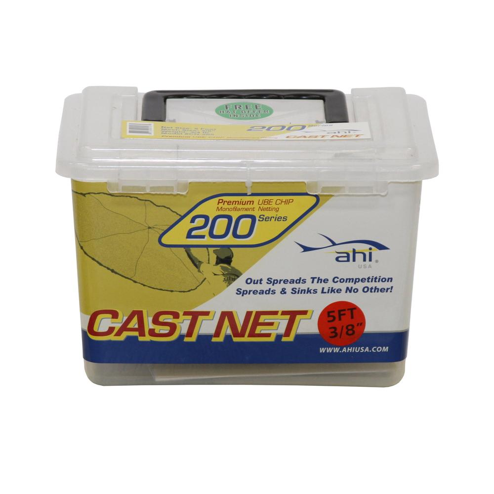 Ahi 200 Series Cast Net 5ft 3/8MESH