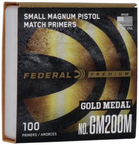 Federal Premium Gold Medal Small Magnum Pistol Match Primers