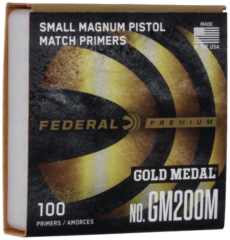 Federal Premium Gold Medal Small Magnum Pistol Match Primers SMALL_MAGNUM_PISTOL