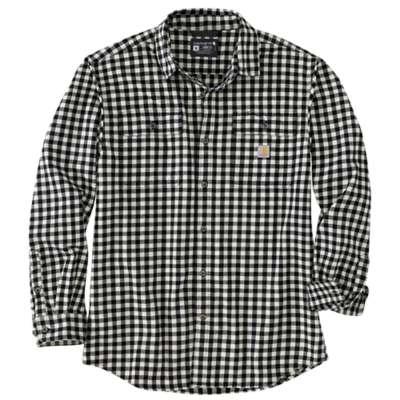  Carhartt Men's Big And Tall Loose Fit Heavyweight Flannel Long Sleeve Plaid Shirt
