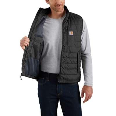 Carhartt Men's Rain Defender Relaxed Fit Lightweight Insulated Vest BLACK