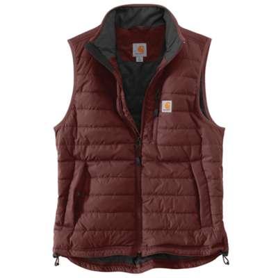 Carhartt Men's Rain Defender Relaxed Fit Lightweight Insulated Vest MINERAL_RED