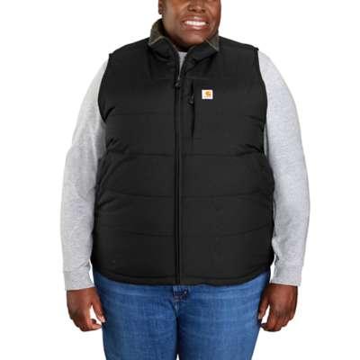 Carhartt Women's Montana Reversible Relaxed Fit Insulated Vest BLACK