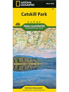 National Geographic Trails Illustrated Map 755 Catskill Park