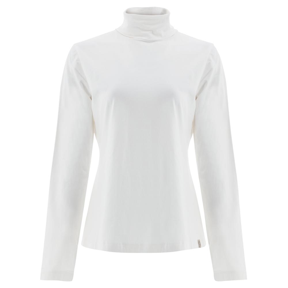Old Ranch Women's Teton Turtleneck Long Sleeve Shirt WHITE
