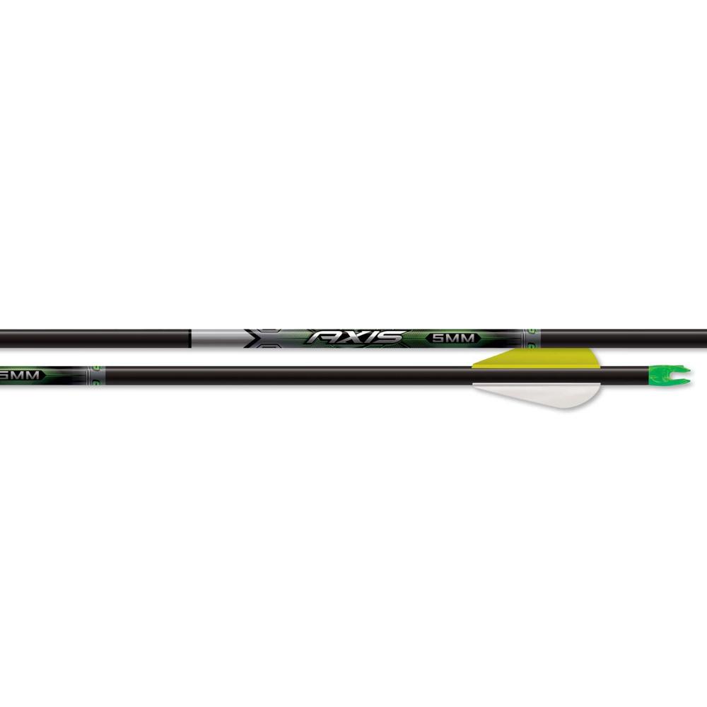 Easton 5mm Axis Carbon Arrows 6-Pack BLACK