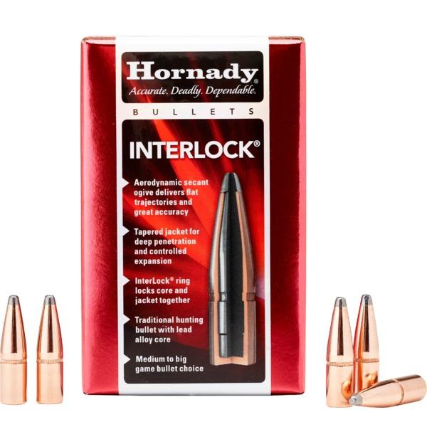  Hornady 30 Cal .308 Interlock Btsp Bullets Box Of 100
