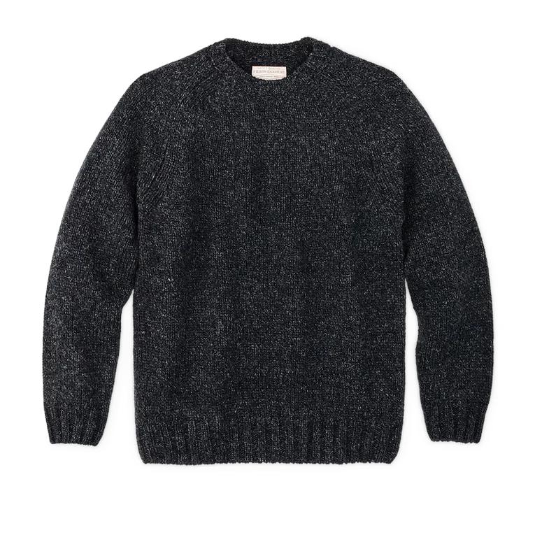 Filson Men's Heritage 3-Gauge Irish Wool Sweater SLATE_NAVY