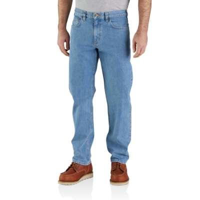 Carhartt Men's Relaxed Fit 100% Cotton Denim Jeans COVE