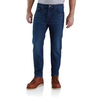 Carhartt Men's Force Slim Fit Low Rise 5 Pocket Tapered Jeans EVEREST