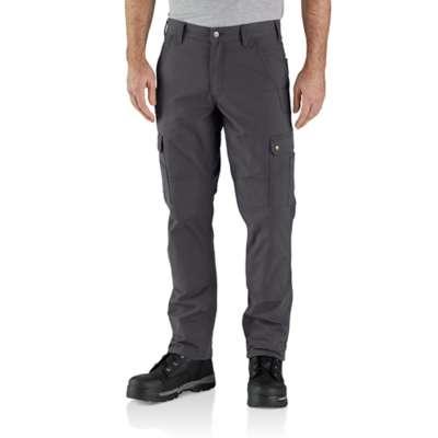 Carhartt Men's Rugged Flex Relaxed Fit Ripstop Cargo Fleece-Lined Work Pants SHADOW
