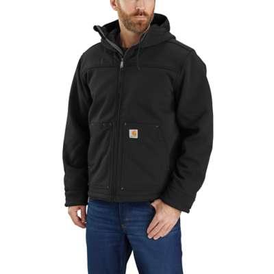 Carhartt Men's Super Dux Relaxed Fit Sherpa-Lined Active Jac - 2 Warmer Rating BLACK
