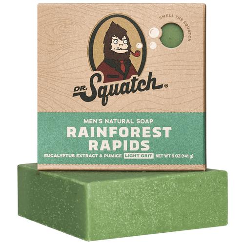 Dr Squatch Rainforest Rapids Exfoliating Bar Soap